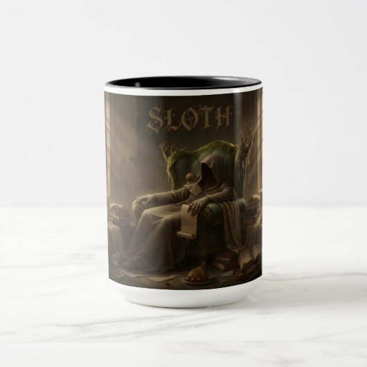 Die 7 Tugenden Satans: Faulheit Tasse (Zentrum)