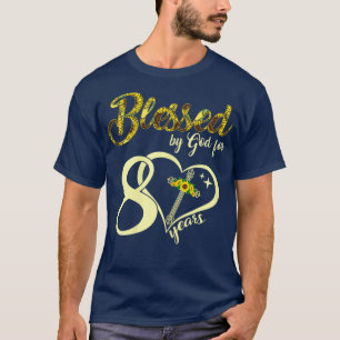 Die 80 Jahre alte Geburtstagsblume Christlich T-Shirt