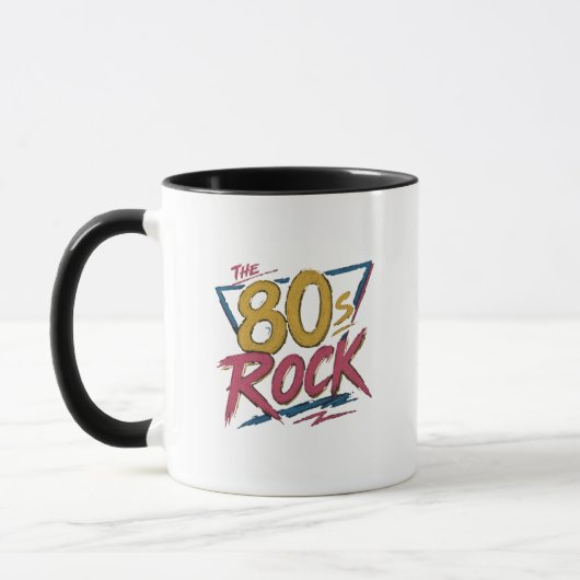 Die 80er Rock - Retro Tasse (Links)