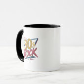 Die 80er Rock - Retro Tasse (Vorderseite Links)