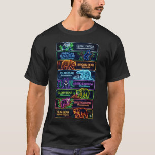 Die 8 Bärenarten. T-Shirt