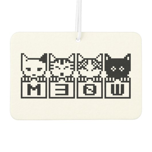 DIE 8-BIT-KATZEN M30 W AUTOLUFTERFRISCHER (Rückseite)