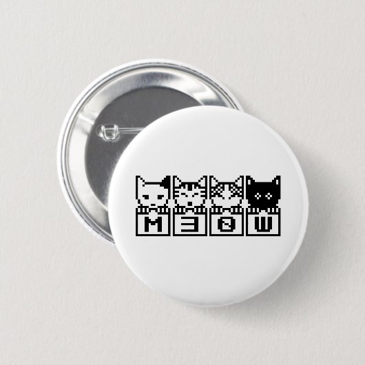 DIE 8-BIT-KATZEN M30 W BUTTON (Vorne & Hinten)