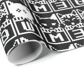 DIE 8-BIT-KATZEN M30 W GESCHENKPAPIER (Rolleneckpunkt)