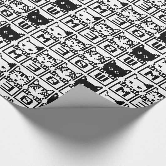DIE 8-BIT-KATZEN M30 W GESCHENKPAPIER (Ecke)