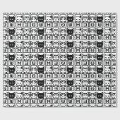 DIE 8-BIT-KATZEN M30 W GESCHENKPAPIER (Flach)