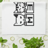 DIE 8-BIT-KATZEN M30 W GESCHIRRTUCH (Gefaltet)