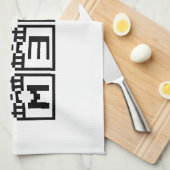 DIE 8-BIT-KATZEN M30 W GESCHIRRTUCH (Viertel Falte)