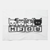 DIE 8-BIT-KATZEN M30 W GESCHIRRTUCH (Horizontal)