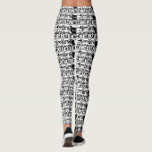 DIE 8-BIT-KATZEN M30 W LEGGINGS (Rückseite)
