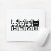 DIE 8-BIT-KATZEN M30 W MOUSEPAD (Mit Mouse)