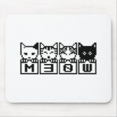 DIE 8-BIT-KATZEN M30 W MOUSEPAD (Vorne)