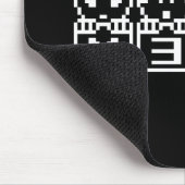 DIE 8-BIT-KATZEN M30 W MOUSEPAD (Ecke)