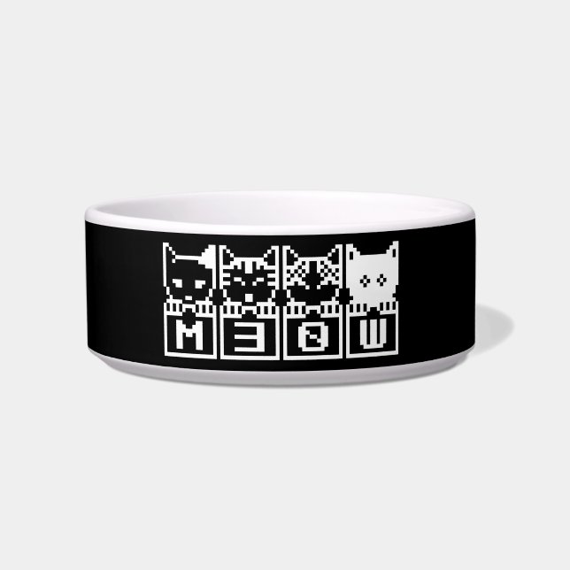 DIE 8-BIT-KATZEN M30 W NAPF (Vorderseite)