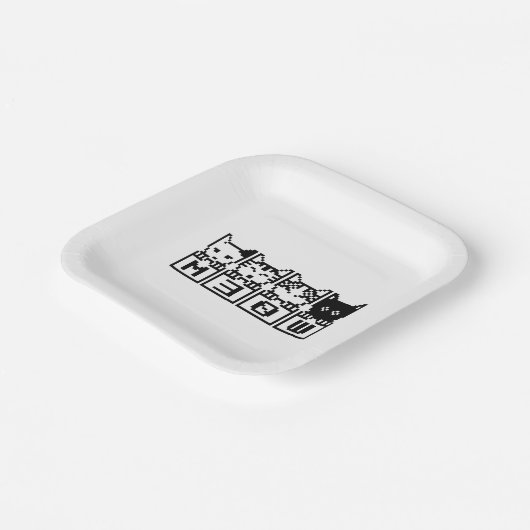 DIE 8-BIT-KATZEN M30 W PAPPTELLER (Gewinkelt)