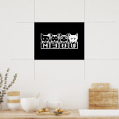 DIE 8-BIT-KATZEN M30 W POSTER (Küche)