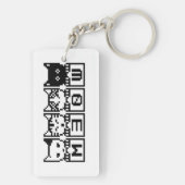 DIE 8-BIT-KATZEN M30 W SCHLÜSSELANHÄNGER (Rückseite)