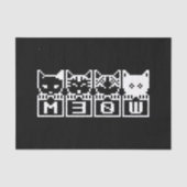 DIE 8-BIT-KATZEN M30 W SEIDENPAPIER (Vorderseite)