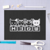 DIE 8-BIT-KATZEN M30 W SEIDENPAPIER (Handwerk)