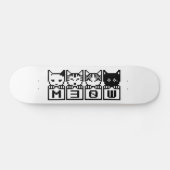 DIE 8-BIT-KATZEN M30 W SKATEBOARD (Horizontal)