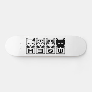 DIE 8-BIT-KATZEN M30 W SKATEBOARD