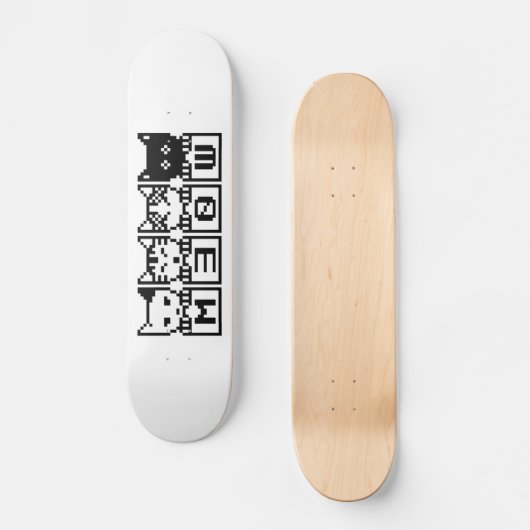 DIE 8-BIT-KATZEN M30 W SKATEBOARD (Vorderseite)