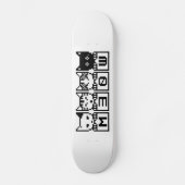 DIE 8-BIT-KATZEN M30 W SKATEBOARD (Vorderseite)