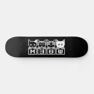 DIE 8-BIT-KATZEN M30 W SKATEBOARD