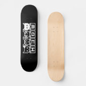 DIE 8-BIT-KATZEN M30 W SKATEBOARD (Vorderseite)