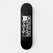 DIE 8-BIT-KATZEN M30 W SKATEBOARD (Vorderseite)