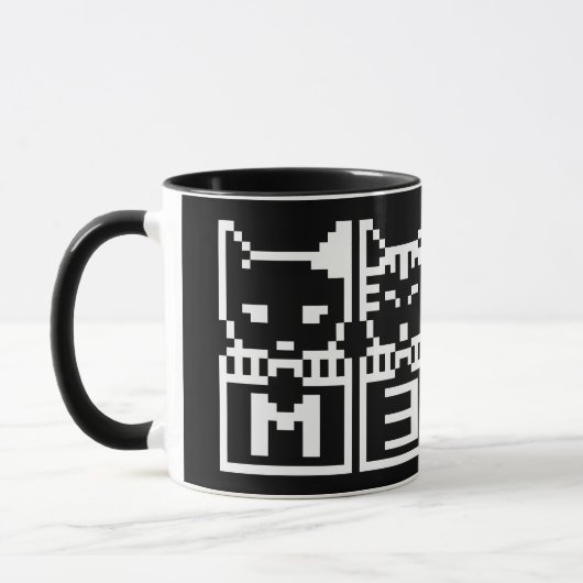 DIE 8-BIT-KATZEN M30 W TASSE (Links)