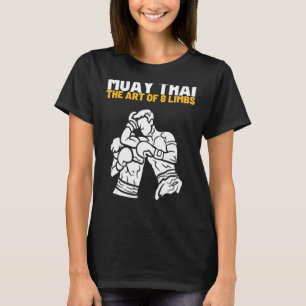 Die 8 Limben Muay Thai Martial Kick Boxkampf T-Shirt