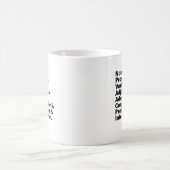 Die 8 Teile der englischen Sprache Kaffeetasse (Mittel)