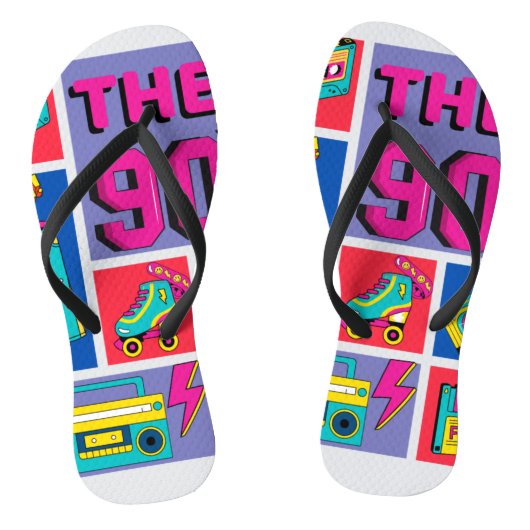 Die 90er badesandalen (Fußbett)