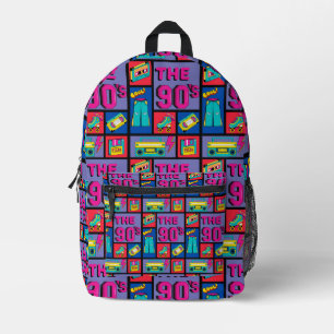 Die 90er bedruckter rucksack