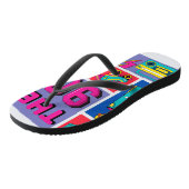 Die 90er Jahre Badesandalen (Schrägansicht)