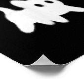 Die 90er Jahre Beängstigende Tomcat-Katze wird unt Poster (Ecke)