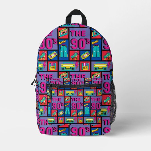 Die 90er Jahre Bedruckter Rucksack (Vorderseite)
