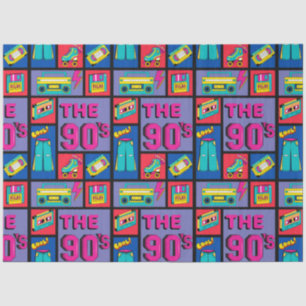 Die 90er Jahre Seidenpapier