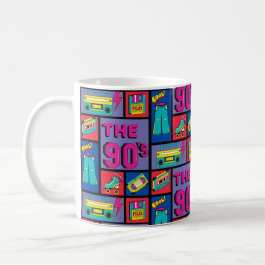 Die 90er kaffeetasse (Links)