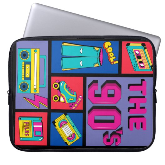 Die 90er laptopschutzhülle (Vorderseite)