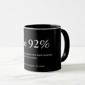 Die 92%ige Tasse (VorderseiteRechts)