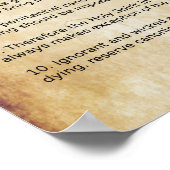 Die 95 MARTIN LUTHER-Plakate Poster (Ecke)