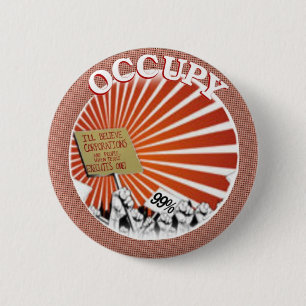 Die 99 Prozent besetzen Button