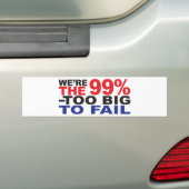 Die 99% - Zu groß versagen Autoaufkleber (Auf Auto)
