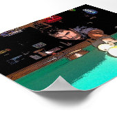 Die 9 Ball stürzen Poster (Ecke)