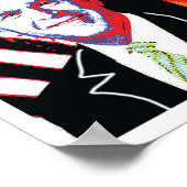 Die 9 Gesichter von Bush-Poster Poster (Ecke)