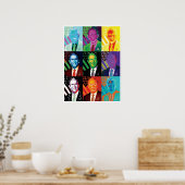 Die 9 Gesichter von Bush-Poster Poster (Küche)