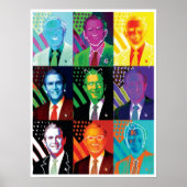 Die 9 Gesichter von Bush-Poster Poster (Vorne)