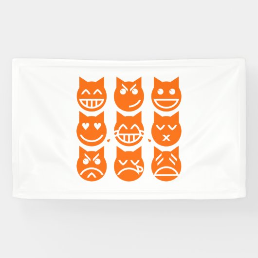 Die 9 Leben der Emoji-Katze Banner (Horizontal)